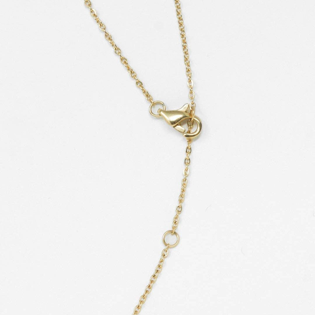 Damen Halskette 'Cake Edelstahl Gold