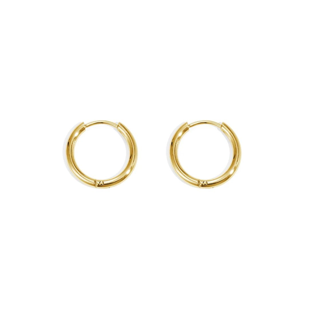 Damen Ohrringe 'Creolen Basic' gold