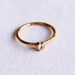 Damen Ring 'Kristallherz' gold