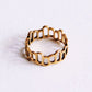 Damen Ring 'Quadrate' gold