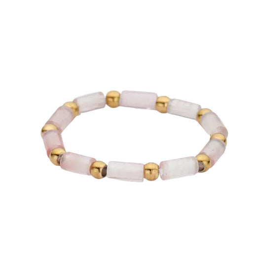 Damen Ring 'Stone' hellrosa