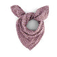 Damen Schaltuch aus Musselin 'Diange Bianca Leopard Lila' 110x110