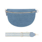 Damen Schultertasche 'Jeans Look'