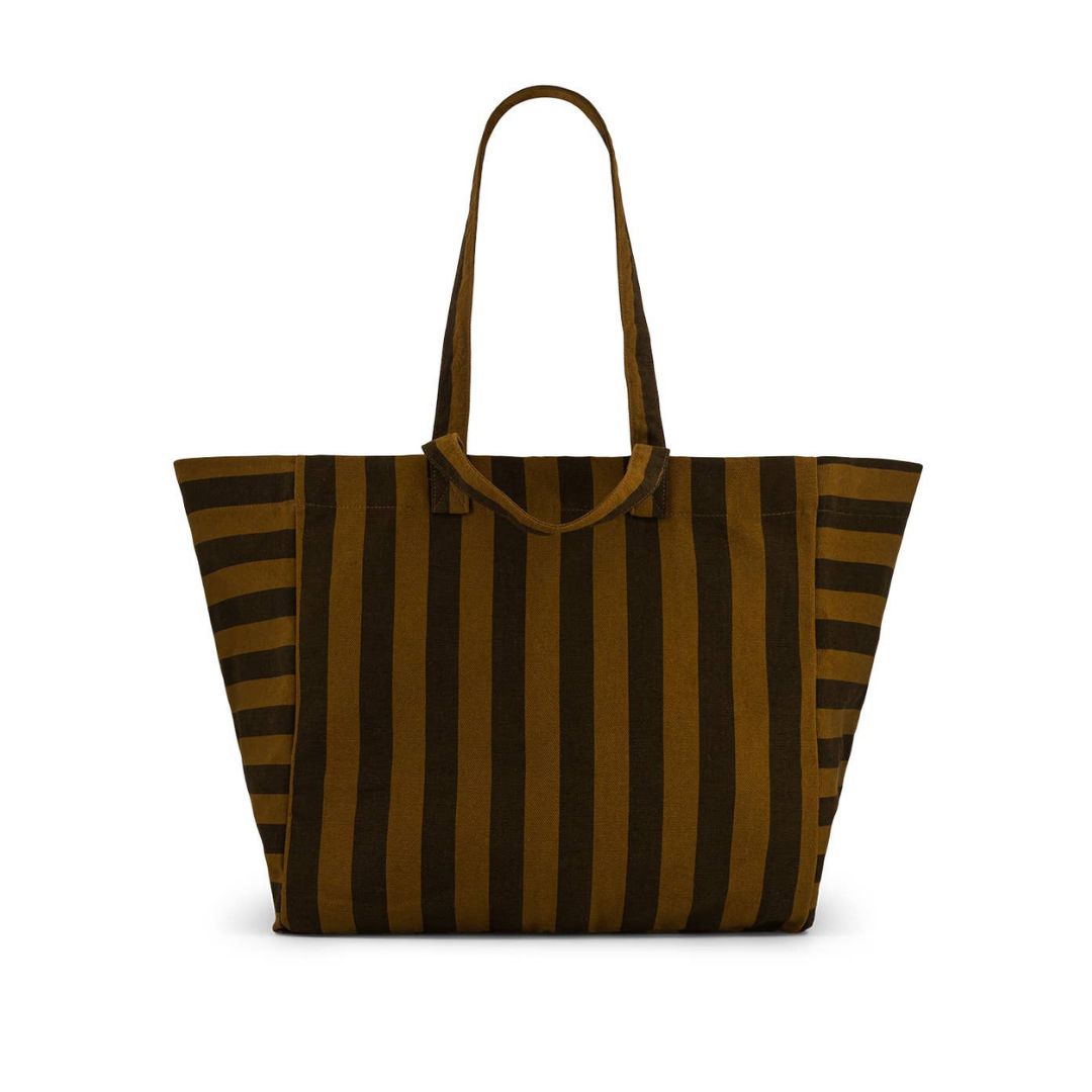Damen Shopper mit schwarzen Streifen