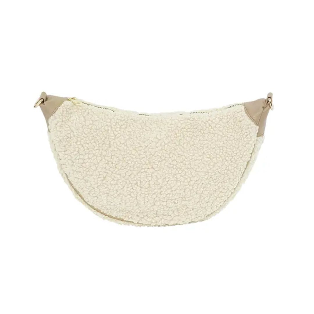 Damen Teddyfell Tasche beige