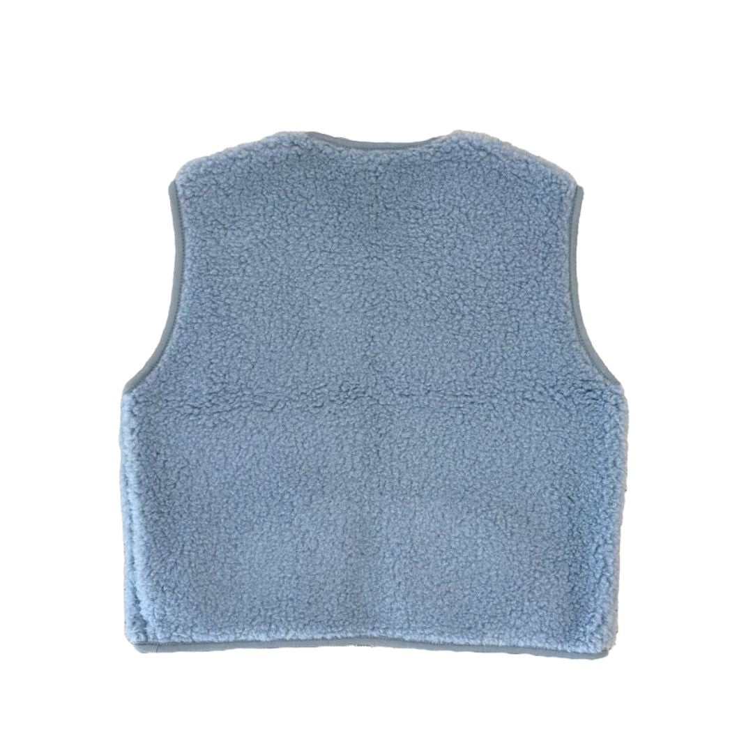 Damen Weste 'POS' icy blue ultra light