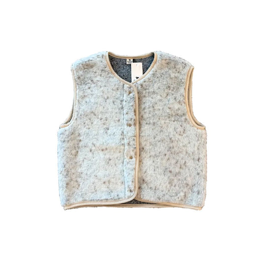 Damen Weste 'TYB' beige multi dots