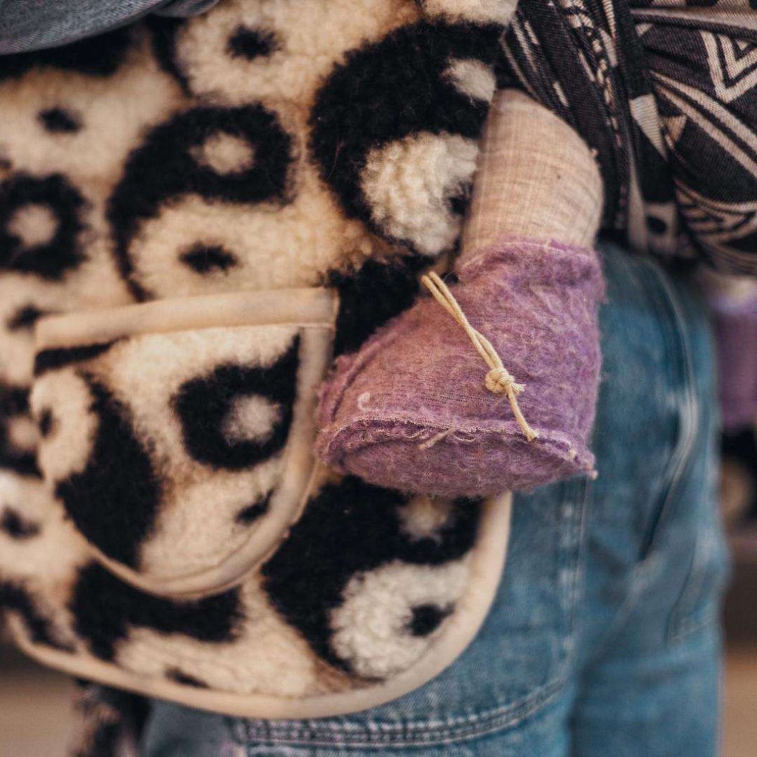 Damen Weste aus Merinowolle 'Yin Yang'