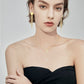 Damen Zirkon Halskette gold mit Schmetterling Anhänger