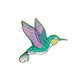 Anstecker 'Kolibri Pin' blaugrün