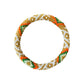 Nepalesisches Damen Armband gold/grün/orange