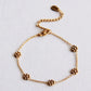 Damen Armband 'Gänseblümchen Design' gold
