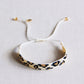 Damen Armband gewebt 'Leopard'