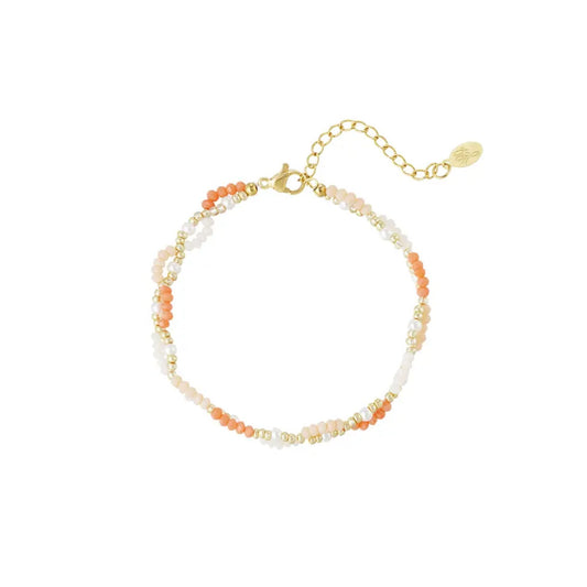 Damen Armband "Beautiful" orange