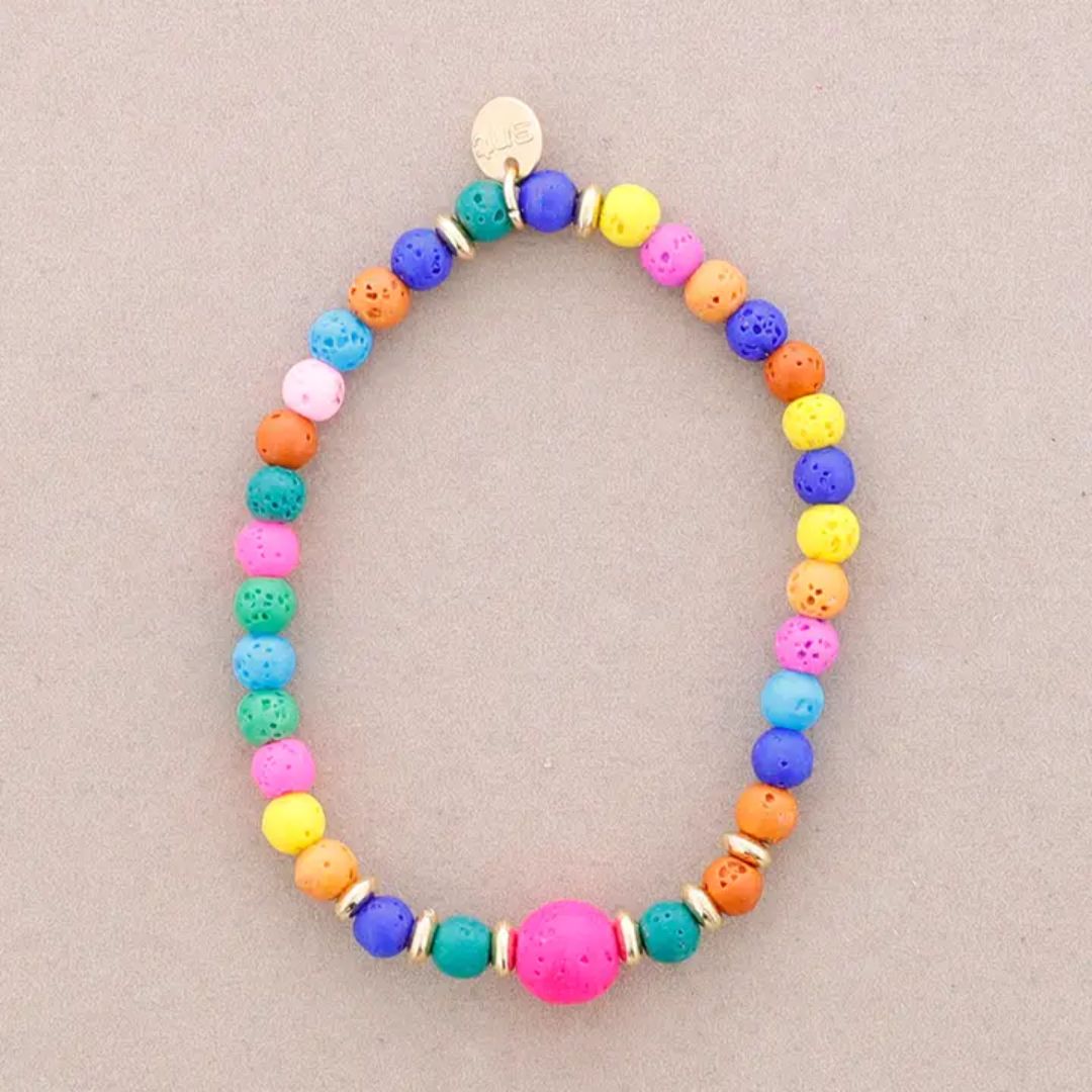 Damen Armband 'Lava' multicolor