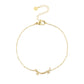 Damen Armband  mit Dackelanhänger gold