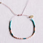 Miyuki-Armband Minze/Smaragd/Nude