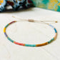 Damen Armband 'Miyuki Perlen' multicolor