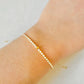 Damen Armband 'Miyuki Perlen' weiß/gold