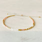 Damen Armband 'Miyuki Perlen' weiß/gold