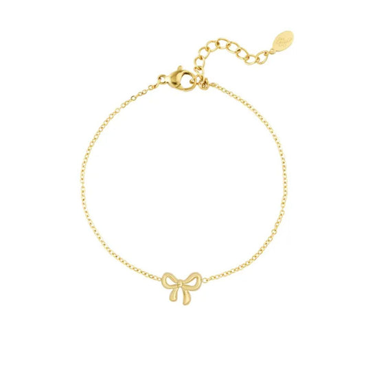 Damen Armband 'Schleife' gold