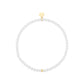 Damen Armband  'White Pearls' mit Goldperle klein