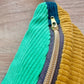 Damen Hipbag 'Patchwork Unique' gelb/blau/türkis