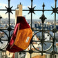 Damen Hipbag Banane 'Perseus' bordeaux/senf