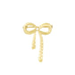 Damen Brosche 'Schleife' gold