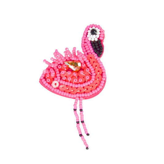 Brosche 'Flamingo'