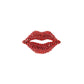 Damen Brosche 'Red Lip'