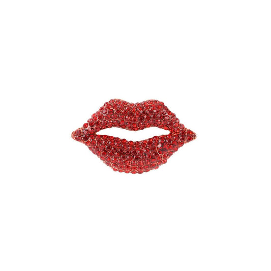 Damen Brosche 'Red Lip'