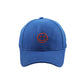 Damen Cap blau mit Smileystickerei orange