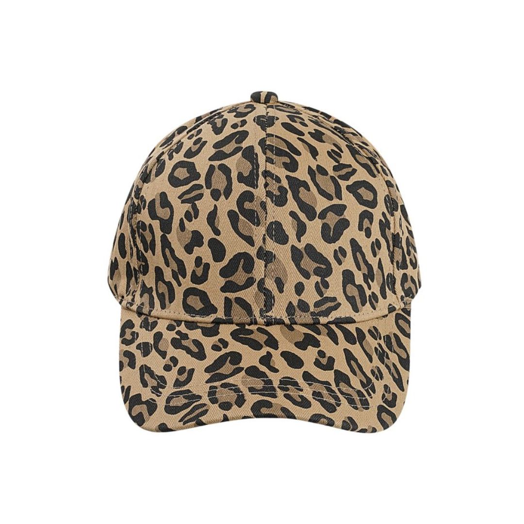 Damen Cap 'Leopard Print brown'