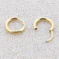 Damen Creolen 'Classic' gold 11 mm