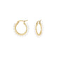Damen Creolen 'Perlen' gold