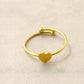 Damen Fingerring 'Herz' gold