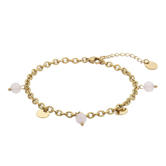 Damen Fußkettchen 'Charms' gold