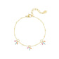 Fußkettechen 'Anklet Summer Fiesta' gold orange/pink