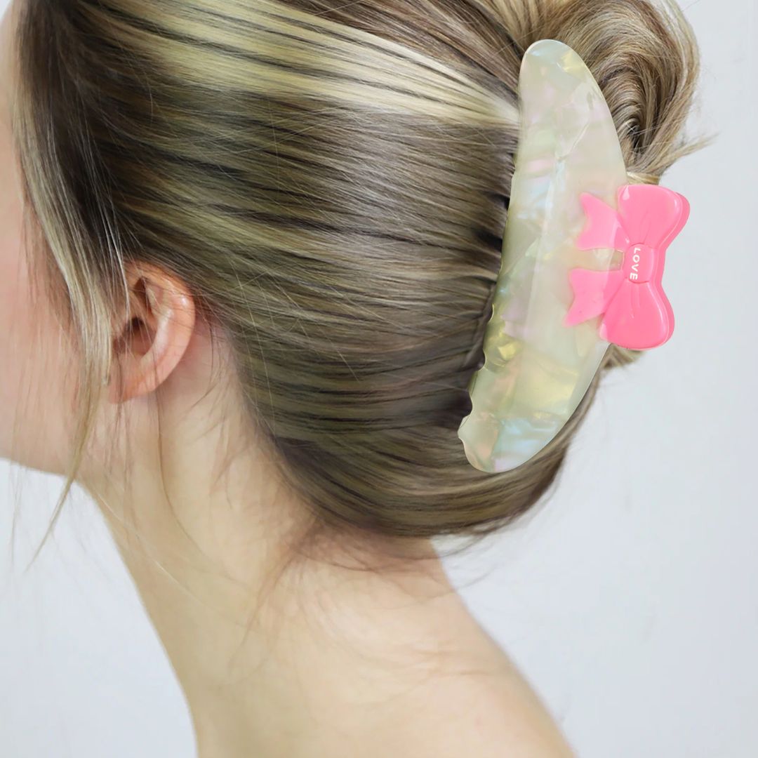 Damen Haaraccessoire beige mit Schleifen-Applikation