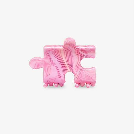 Damen Haarklammer 'Puzzle Pinky Ink'