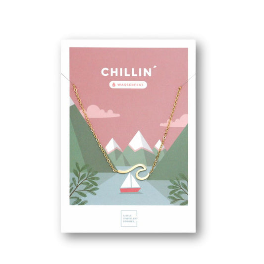 Damen Halskette 'Chillin' Gold
