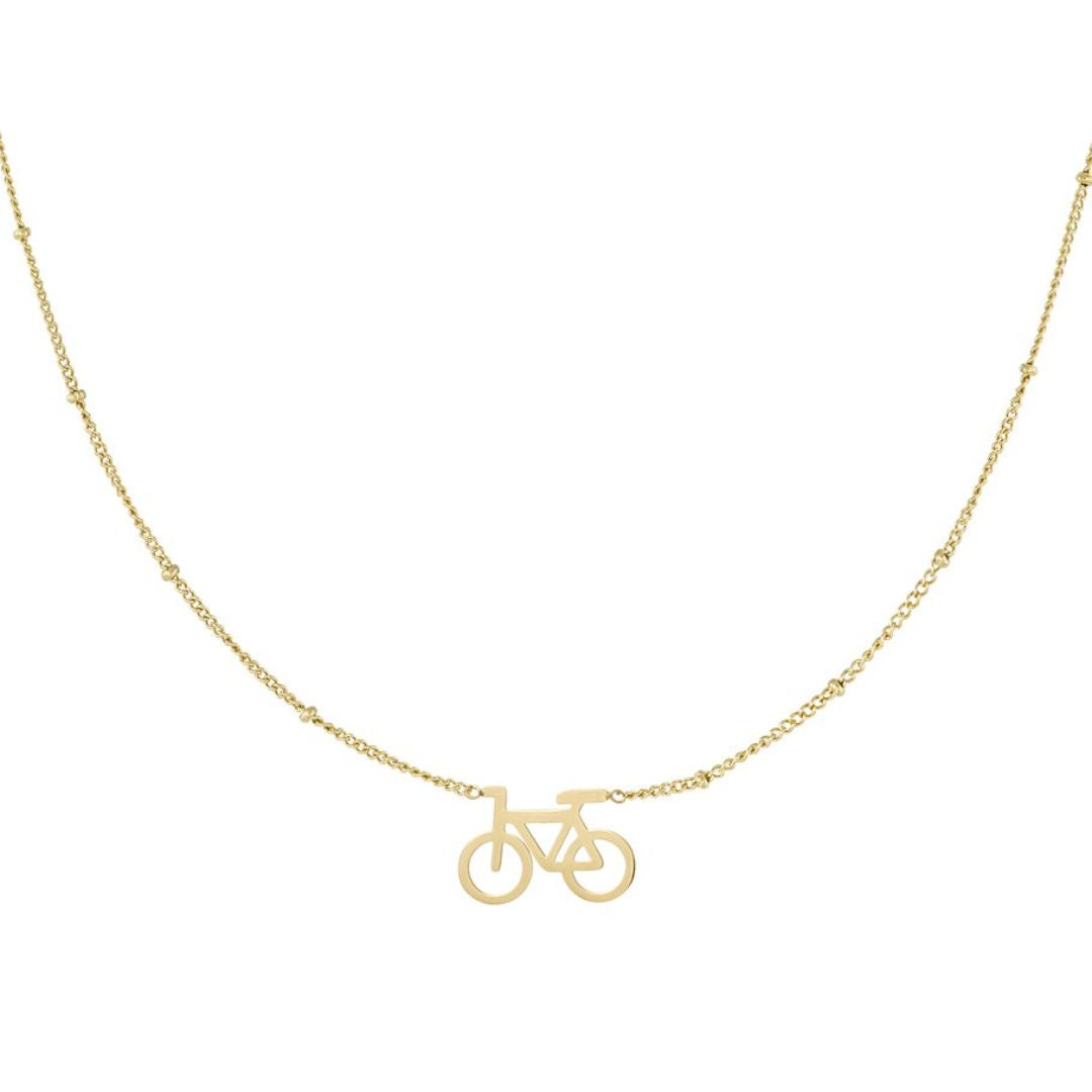 Damen Halskette 'Cycle Chic' gold