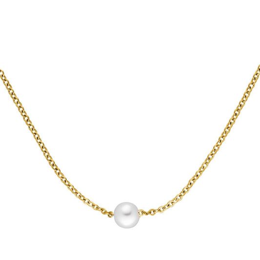 Damen Halskette 'Perle' gold