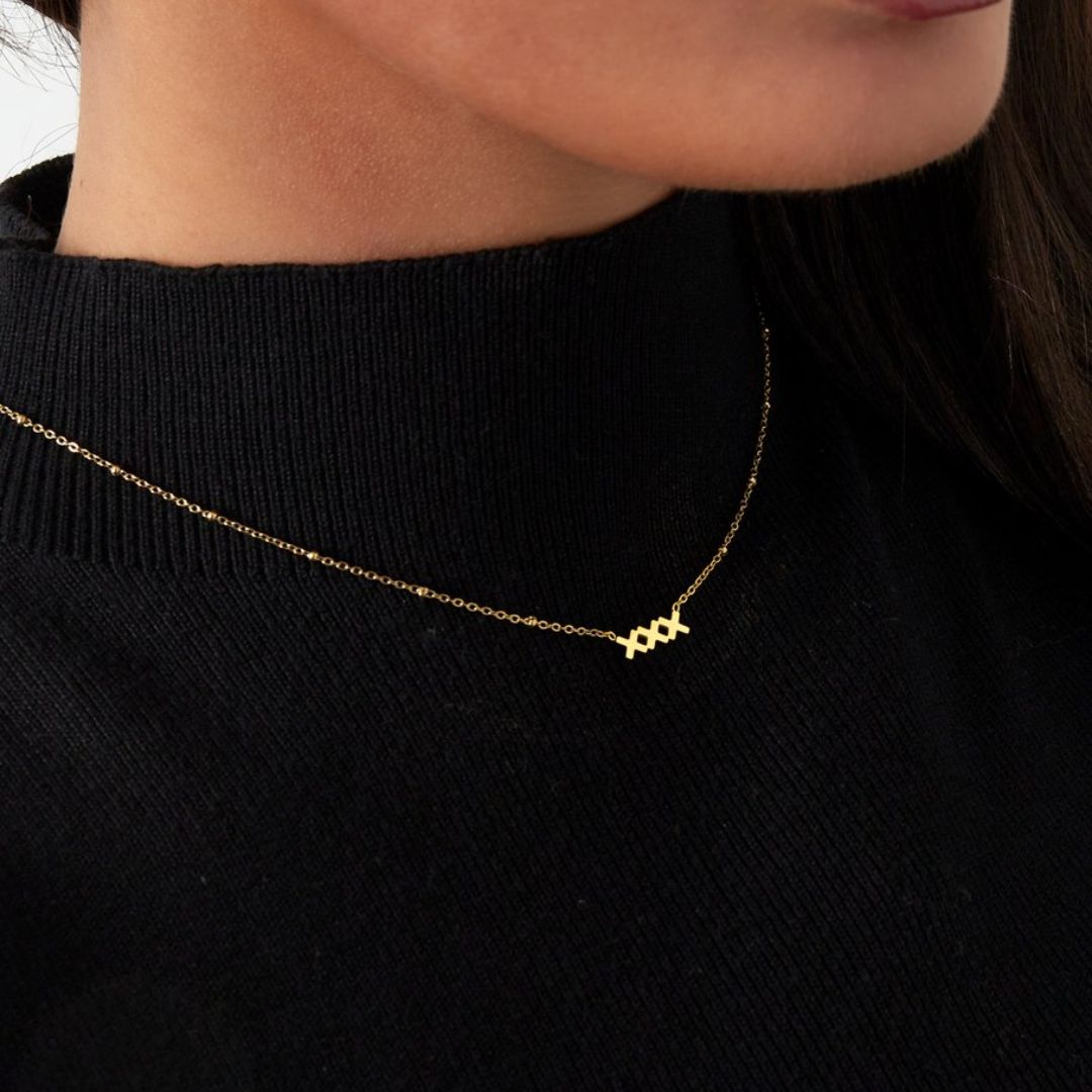 Damen Halskette gold 'XXX'