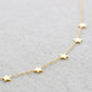 Damen Halskette 'Nine Little Stars' gold