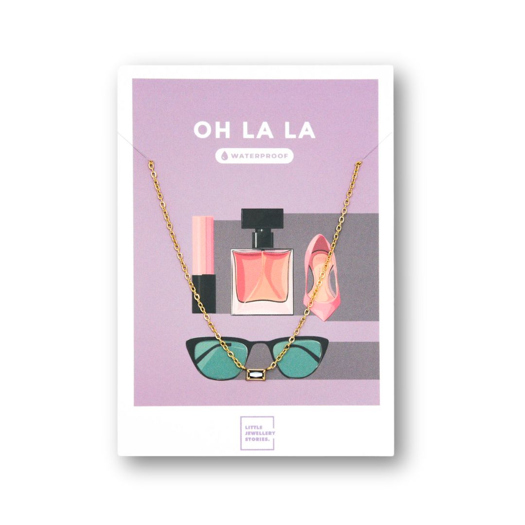 Damen Halskette 'OH LA LA' Gold