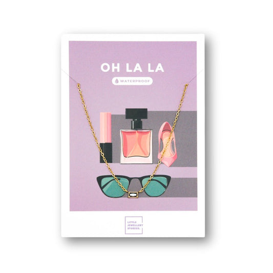 Damen Halskette 'OH LA LA' Gold