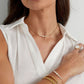 Damen Halskette 'Perlen-Ensemble' gold