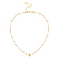 Damen Halskette 'Perlen und Smiley' gold/rosa